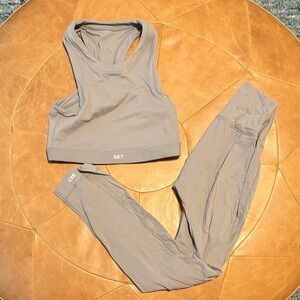 SET Active Gray Sportbody Set